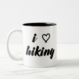 Eu amo caminhar a caneca