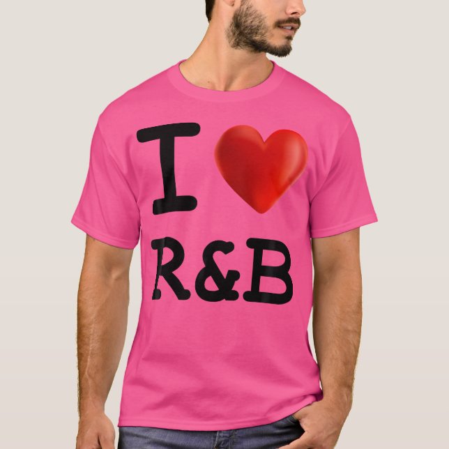 Eu Amo Camisa De Coração Rb Music (Frente)