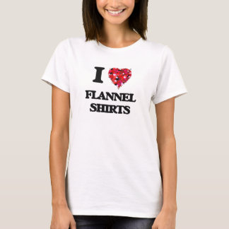 Eu amo camisas da flanela