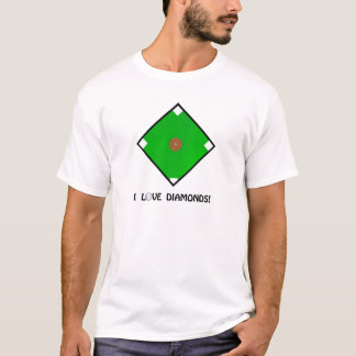 "Eu amo camisas e presentes do basebol dos