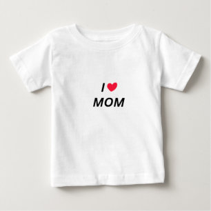 Eu amo camiseta da mamãe