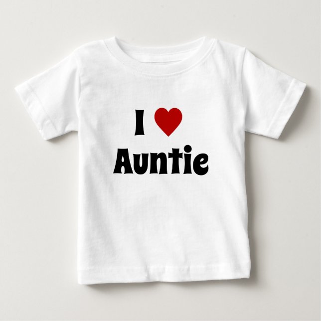 Eu amo camiseta da tia (Frente)