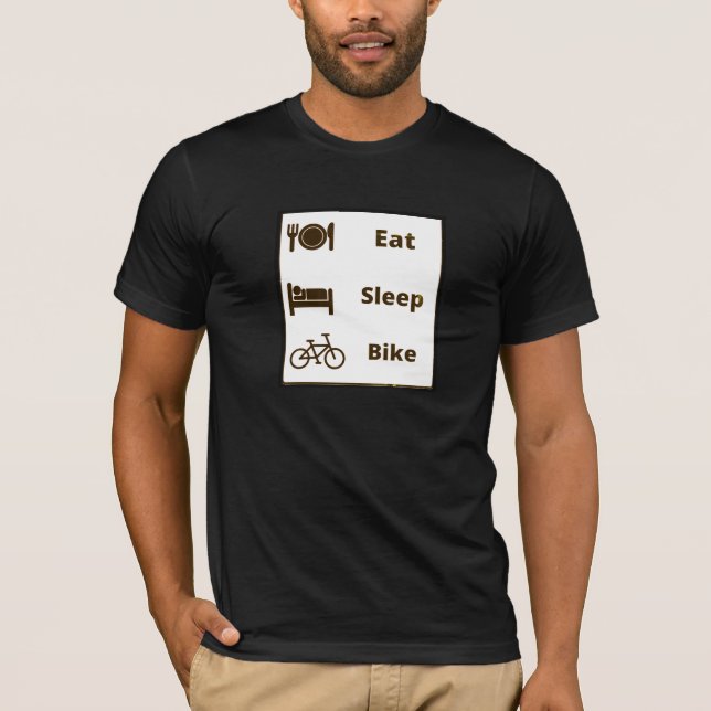 Eu amo camiseta de ciclismo (Frente)