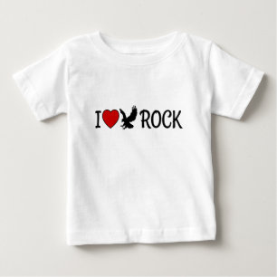Eu Amo Camiseta De Coração Vermelho Eagle Rock
