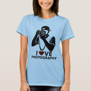 Eu amo Camiseta de design de homens de coração ver