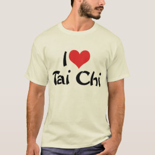 Eu Amo Camiseta de Tai Chi