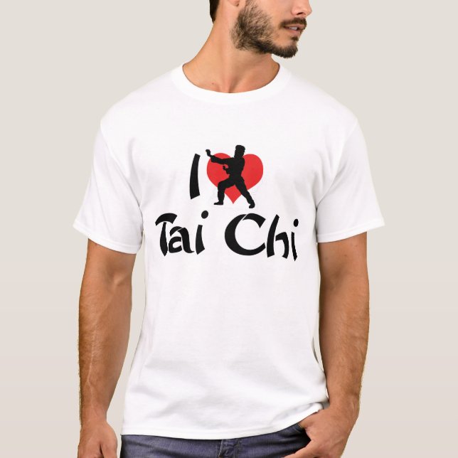 Eu Amo Camiseta de Tai Chi (Frente)