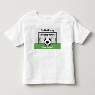 Eu amo camiseta gráfica de futebol