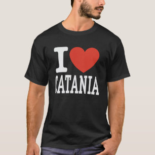 Eu Amo Camiseta Gráfica do Coração da Cidade de Ca