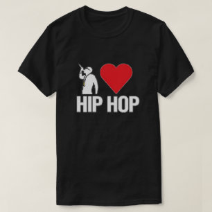 Eu Amo Camiseta Hip Hop