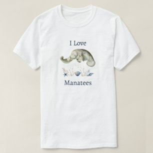 Eu Amo Camisetas De Manatins