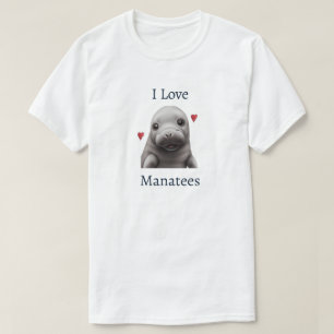 Eu Amo Camisetas De Manatins