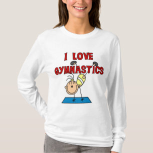 Eu Amo Camisetas e Presentes de Ginástica