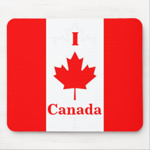 Eu amo Canadá Mousepad