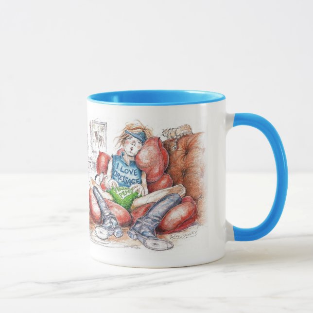 "Eu amo caneca de JudeToo JT37 do adestramento" (Direita)