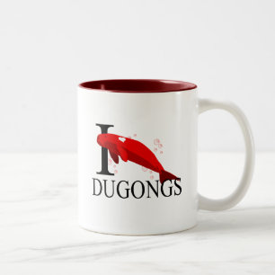 Eu amo canecas de Dugongs