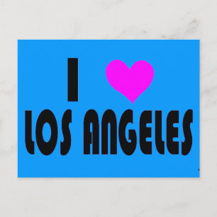 Eu amo cartão postal Los Angeles