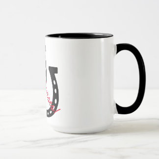 Eu amo cavalos! caneca 15oz