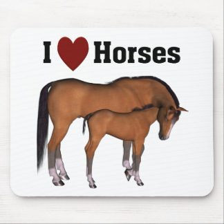 Eu Amo Cavalos Mousepad