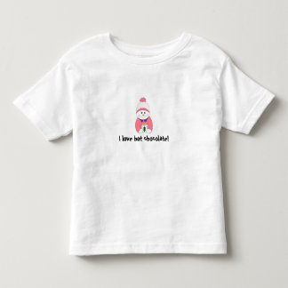 Eu amo chocolate quente! - camiseta de toddler