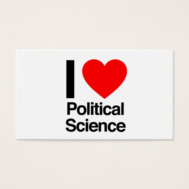 eu amo ciência política (Frente)
