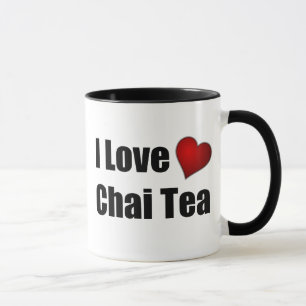Eu amo (coração) o chá de Chai - caneca
