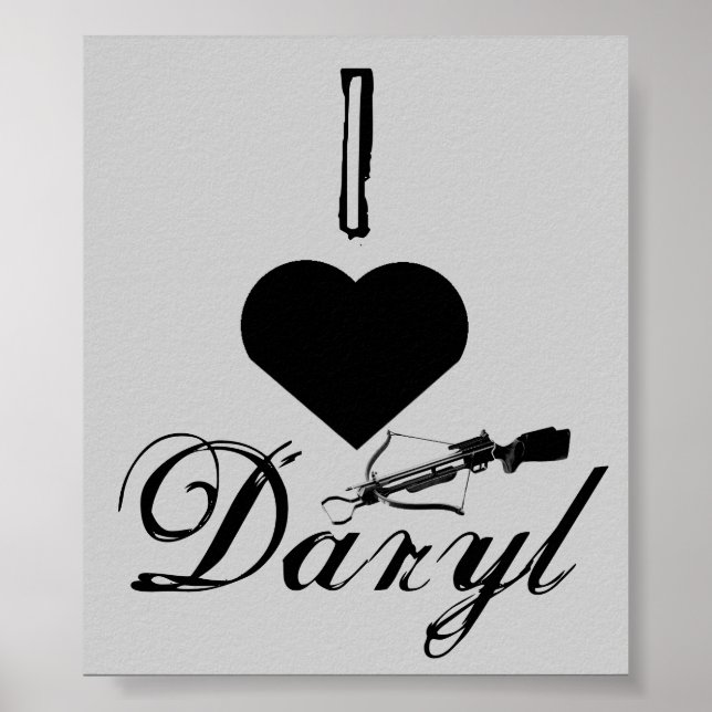 Eu amo Daryl Poster (Frente)
