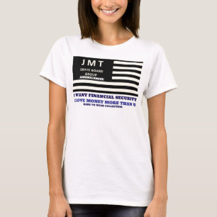 EU AMO DINHEIRO Camisa Básica de Mulher