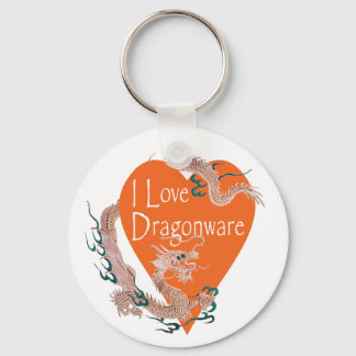 Eu amo Dragonware Chaveiro