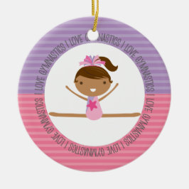 EU AMO enfeites de natal da GINÁSTICA