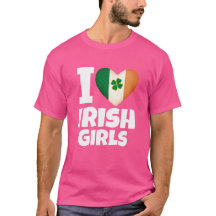 EU AMO GAROTAS IRLANDESAS - Camisetas Projetadas p