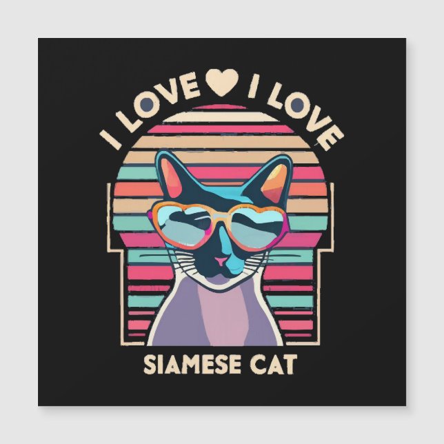 Eu amo gato siamês (Frente)