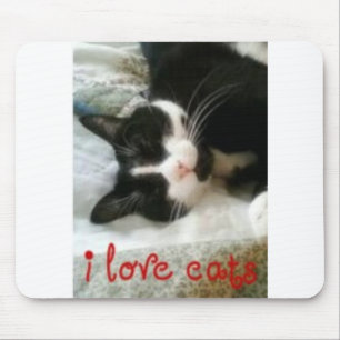 Eu amo gatos Mousepad