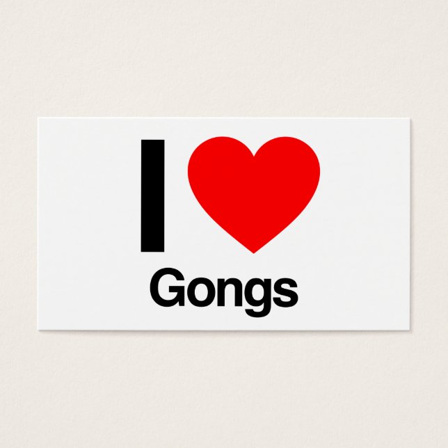 eu amo gongs (Frente)