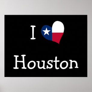 Eu Amo Houston Poster