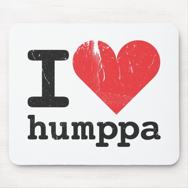 Eu amo Humppa Mousepad (Frente)