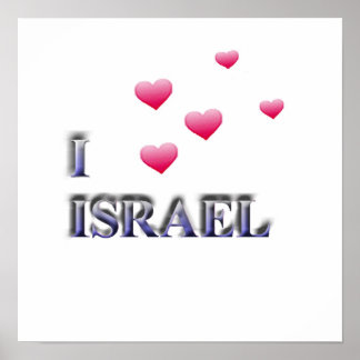 Eu amo Israel Poster