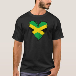 Eu Amo Jamaica Camisa de Jamaica Resfriar Bandeira
