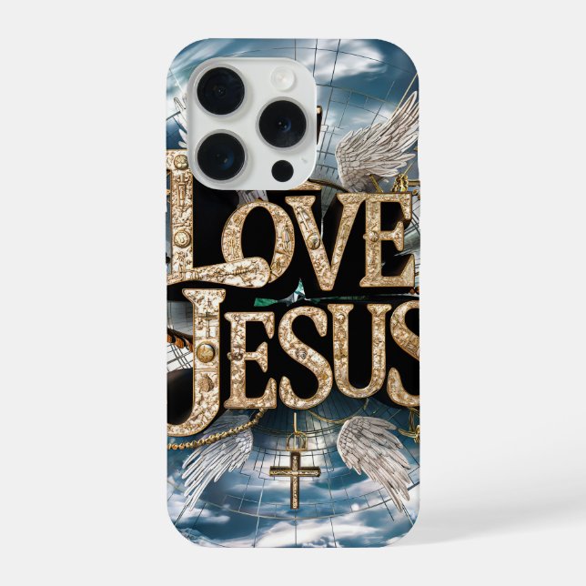Eu Amo Jesus #4 Case-Mate Capinha de iPhone (Verso)
