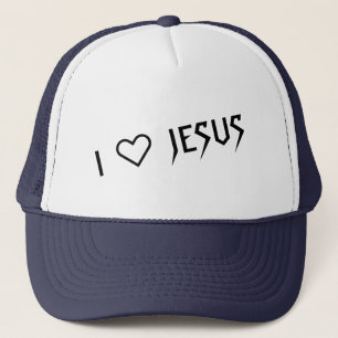 "EU AMO JESUS" BONÉ DE CAMINHONEIRO DA 303TATTOO