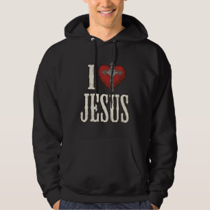 Eu Amo Jesus Gravura Vintage Camisa de Fé Design_