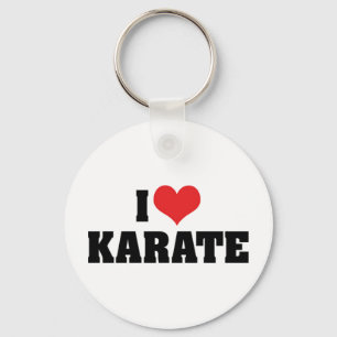 Eu Amo Karate Chaveiro