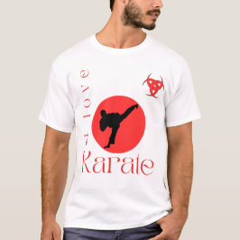 Eu Amo Karate Martial Arts T-Shirt