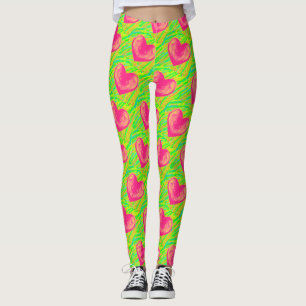 Eu Amo Leggings De Melancia