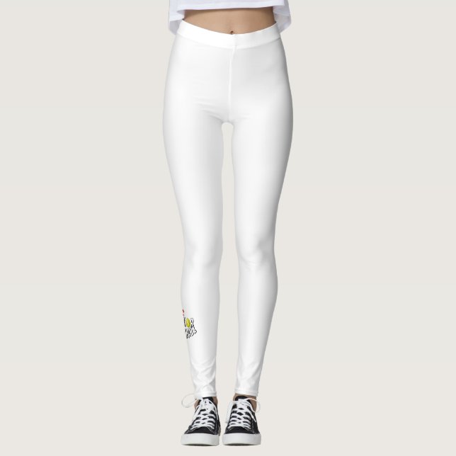Eu Amo Leggings de Softbol Senior 3 (Frente)