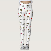 Eu Amo Leggings Jack Russell Terrier
