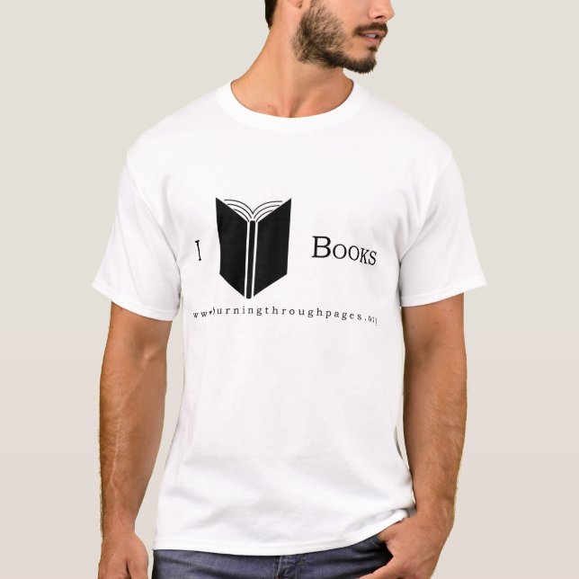 Eu amo livros - camisa (Frente)