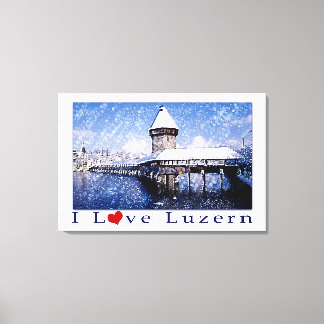 Eu Amo Luzern - Canvas (Frente)
