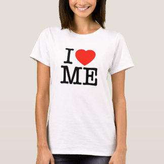 Eu amo-me camisetas femininas