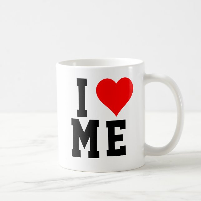 Eu amo-me caneca de café (Direita)